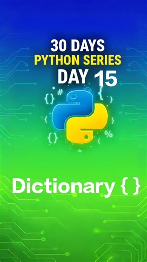 @kiran on Instagram: "Python Day 15: Understanding Dictionaries made simple! 📘✨ #PythonBasics #CodeWithMe #PythonSeries #Dictionary #ProgrammingJourney"
