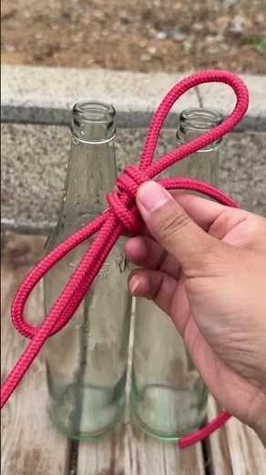 Newly learned double knot technique
