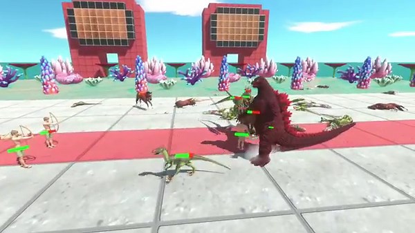 Godzilla Red Evolution vs Shimo + King Ghidorah | Smallest to Biggest