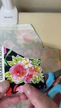 Pre-fusing steam a seam lite 2 fusible web to fabric