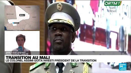 Mali : le colonel Assimi Goïta officiellement investi président de la transition