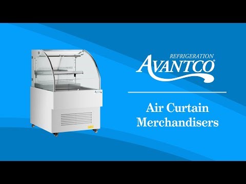Maximize Visibility with Avantco Open Air Curtain Merchandisers