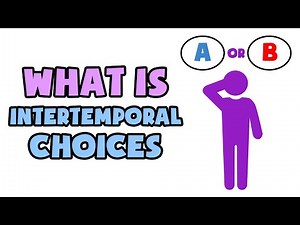 What is Intertemporal Choices | Explained in 2 min