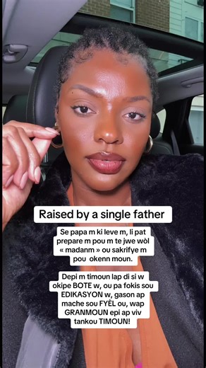 The things my father taught me about men if I get played it’s definitely a choice 🤦🏾‍♀️😂, he raised me to chase my education and own goals. #daddysgirl #raisedright #independentwoman #nursejen95 #haitiantiktok