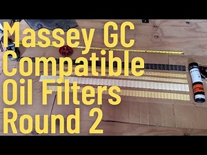 Massey Alternate Oil Filters Round 2 Fram Wix Bosch AGCO