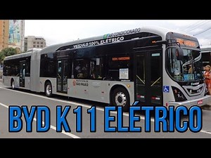 BYD K11 Articulado Elétrico na Viação Cidade Dutra - Eu Fui Conferir #54