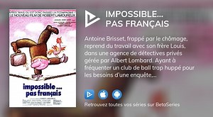 Impossible… pas français