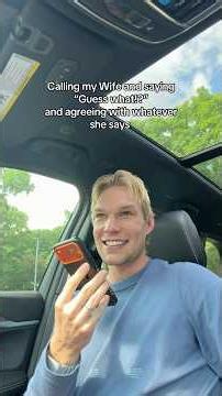 Calling my Wife and saying “guess what?” 😂
