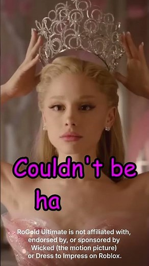 Experience Dress to Impress's Latest Collaboration with Wicked, by using RoGold Ultimate!