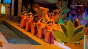 Half-naked man hops off Disneyland ride