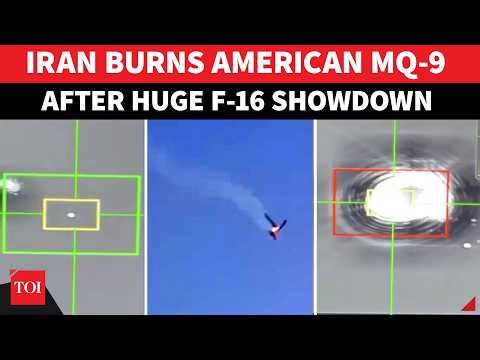 ON CAM: Iran SHOOTS DOWN American MQ-9 Aircraft Near Strait Of Hormuz, IRGC Drops Bombshell Video