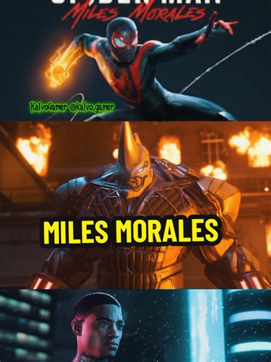 MARVEL SPIDER-MAN MILES MORALES #gamesnotiktok #videogame #playstation 🎮