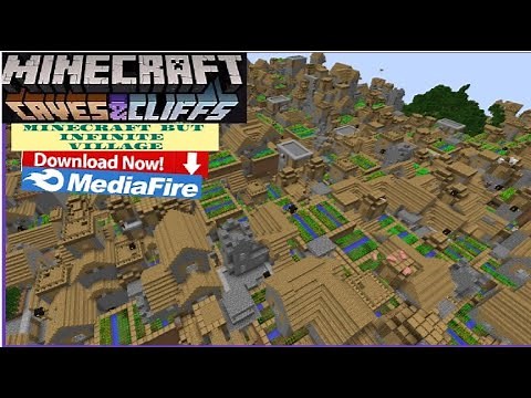 HOW TO DOWNLOAD/INSTALL MINECRAFT MAP INFINITE VILLAGE ?????