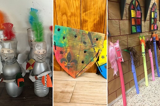 20 activités sur le thème des chevaliers pour filles et garçons