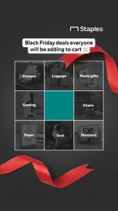 You scrolled. You added to cart. You saved. That’s how you win Black Friday. | Staples