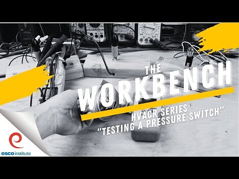 Testing a furnace negative Pressure Switch-Workbench Series