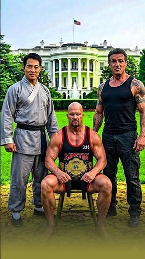 Jet Li Hits First 😳 What Will Stone Cold Steve Austin Do? #aishorts #wwe #boxing