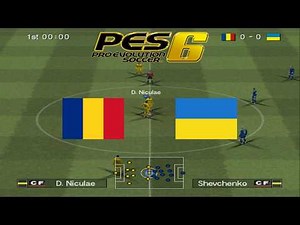 PES 6: Romania vs Ukraine - Pro Evolution Soccer 6 Gameplay
