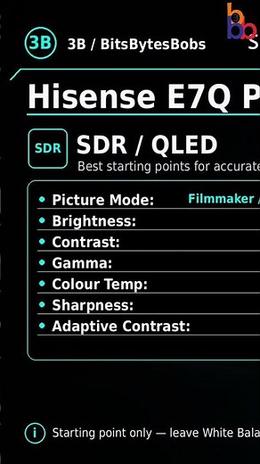 Hisense TV Calibration: Unlock PERFECT Picture Settings! #shorts