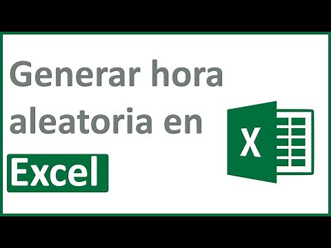 Generate random time in Excel