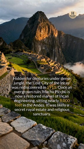 6.1K views · 70 reactions | From jungle ruins to a world wonder, this is the story of Machu Picchus rediscovery. #history #archaeology #didyouknow #ancienthistory | Historic Marks | Facebook