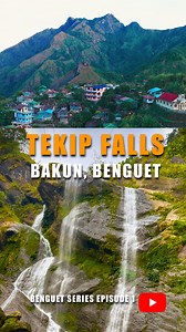 Ito ang Tekip Falls sa Brgy. Poblacion, Bakun, Benguet. Isa sa pinaka-accessible falls sa lugar na talaga namang nakakamangha ang taas at ganda! #tekipfalls #bakunbenguet #cordillera | We Wander PH