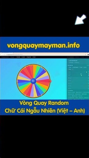 🔤 Vòng Quay Random Chữ Cái Ngẫu Nhiên (Việt – Anh)