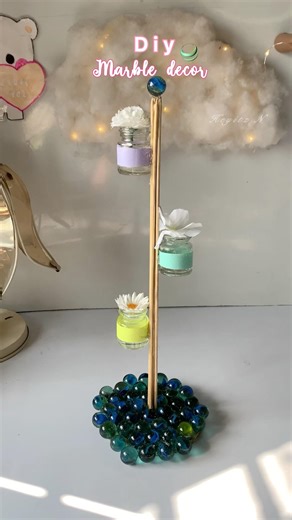 DIY room Decor 💎✨ Cute table Stand Decor#shorts #diy #craft