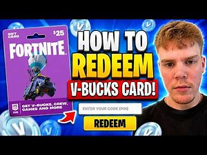 How to Redeem Fortnite V-Buck Cards on All Platforms! (V-Bucks Code)