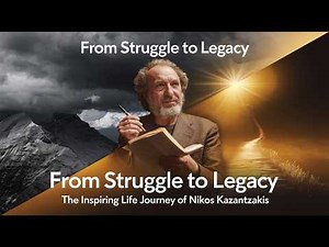 The Inspiring Life Journey of Nikos Kazantzakis | From Struggle to Legacy