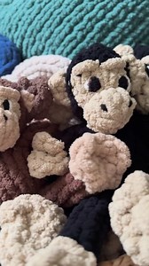 Finger Knit Monkey & Chimp Plush Pattern: 4-in-1 PDF With Video - Etsy