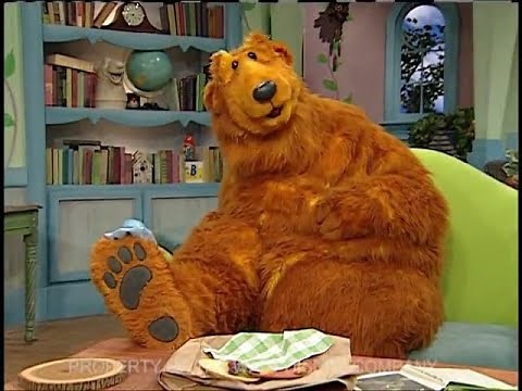 Bear in the big blue house shadow segment from (volunteers of woodland valley)