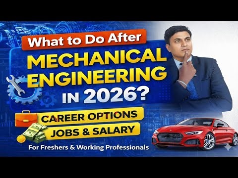 What to Do After Mechanical Engineering in 2026 | Career Options Jobs & Salary | Roadmap #mechanical