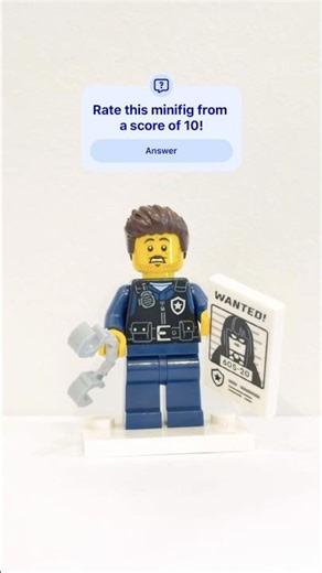 LEGO Minifigure City Police Officer #lego #legominifigures