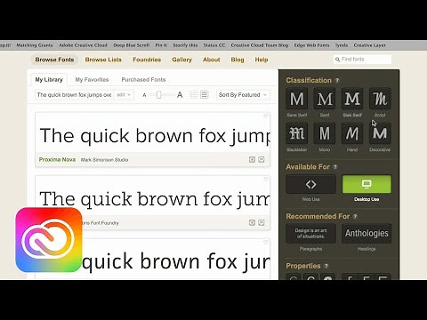 Work with fonts from Typekit in InDesign | Adobe Creative Cloud
