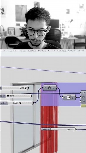 Automate Curtain Modeling using Grasshopper3D and Rhino