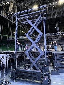 [Hot Item] 3.6m High Accuracy Multi Scissor Chain Lift Table
