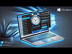 🕒🌞 ¿Cómo Mostrar en la Hora AM y PM en la Barra de Tareas de Windows 11? Descúbrelo Aquí 🚀