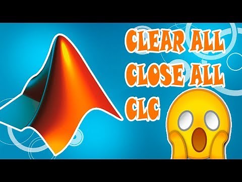 MATLAB: COMANDOS CLEAR ALL, CLOSE ALL, CLC