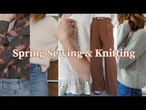 Sharing all of my finished spring sewing and knitting makes (so far) | FAVOURITE EVER | Sewing inspo