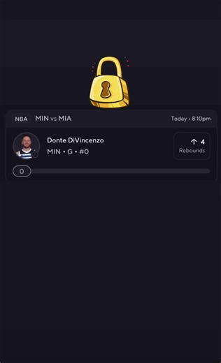 Donte DiVincenzo o4 Rebounds 🔐 Lock of the Day Everything lines up for Donte to crash the boards tonight 👀 • Miami allows the 3rd MOST rebounds in the league 📊 • The Heat also play at the fastest pace in the NBA, creating extra rebounding opportunities ⚡️ • This season, Donte has logged 4 rebounds in 72% of games overall 💼 • Against teams ranked bottom-half in rebounds allowed, he’s 17/20 over this line, averaging 5 REB per game 📈 • He just grabbed 8 rebounds vs Miami two games ago 🔁 Elite
