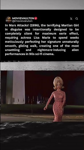How She Perfected This Creepy Walk 👽 #marsattacks #lisamarie #shorts