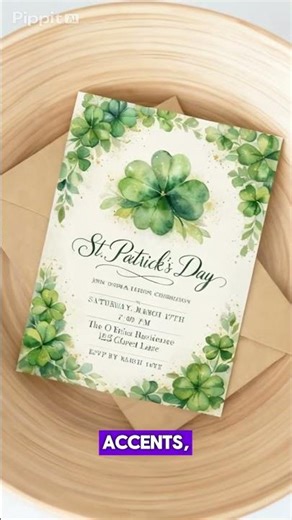 Editable St. Patrick's Day Party Invitation Template #digitalart #template #canva #stpatricksday