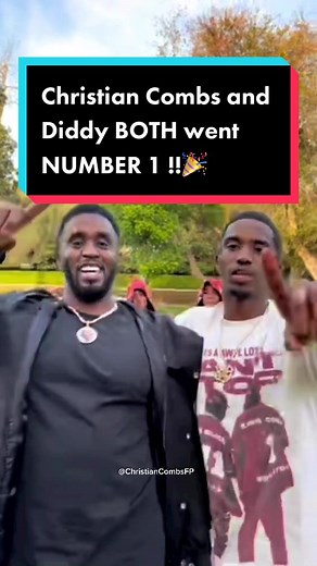 CONGRATULATIONS, To Christian AND Diddy who have both gone #1 on the R&B AND Urban Charts🎉🎉🎉Diddy and Christian are also the FIRST father and son duo to go #1 in music history🏆LOOK AT GOD🙌🏽🙏🏽😂CAN’T STOP WON’T STOP #fyp #viral #foryou #trending #christiancombs #kingcombs #CYN #cantstopwontstop #badboy #diddy #igottamoveon #gottamoveon #fyp #viral #foryou #trending #christiancombs #kingcombs #CYN #badboy rap #music #freestyle #hiphop #radio #diddy #cantstopwontstop