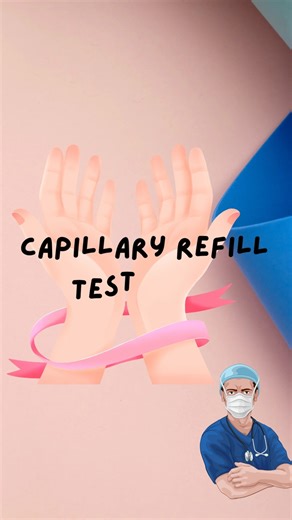 That moment your skin turns white doctors check this using the CRT test for blood flow #sciencefact