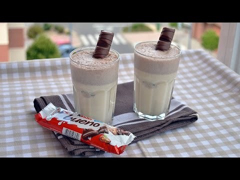 Kinder Bueno Milkshake - Easy Homemade Kinder Bueno Milkshake Recipe