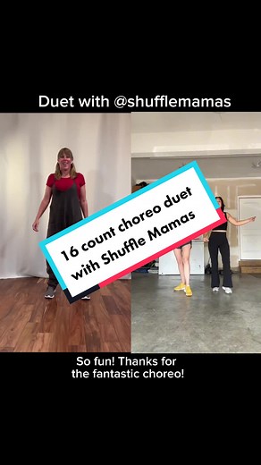 Awesome 16 count choreo by @Shuffle Mamas! #Shuffle #shuffledance #shuffletutorial #learntoshuffle #beginnershuffler #howtoshuffle #midlifeshuffle