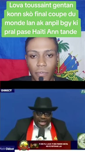 Lova toussaint gentan konn skò final coupe du monde lan e konn anpil bgy sou Haïti #lucodesir #lovatoussaint #haitiantiktok