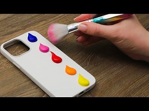 Painting Ideas On Phone Case | Acrylic Painting