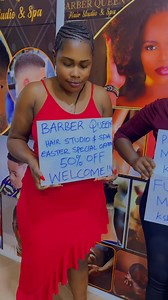 33K views · 332 reactions | GOOD NEWS!!! 50% Off on any service This Easter Weekend. Haircuts, Massage, Facial, Manicure , Pedicures.We are located at JKUAT Towers along Kenyatta avenue mezzanine floor room number 26 call  0743895574 #easter #barberqueen #love | Barber Queen | Facebook